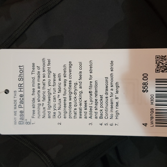 Lululemon Base Pace High-Rise Short 8" - Picture 8 of 10